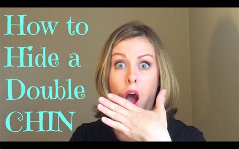 It's cut at an angle so that the nape area is roughly an inch shorter. How to Hide a Double Chin - YouTube