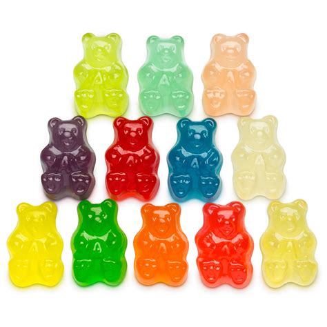 12 Flavor Gummi Bears Worlds Best Gummies Gourment Candy