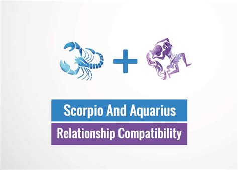 Scorpio And Aquarius Relationship Compatibility Revive Zone