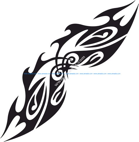 Vector Tribal Tattoo Design - Download Vector
