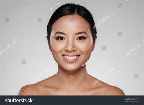 Beauty Portrait Beautiful Half Naked Asian Stock Photo Shutterstock