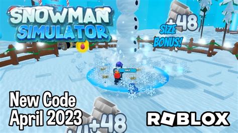 roblox snowman simulator new code april 2023 youtube