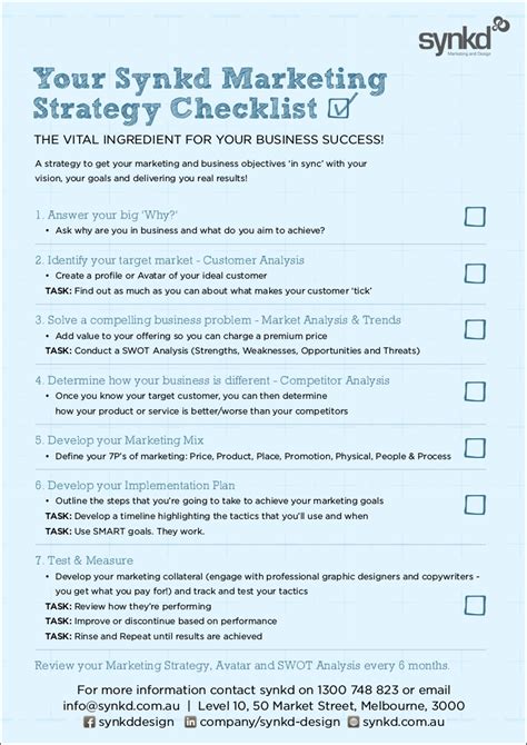 Who is the target audience? 13+ Marketing Strategies Checklist - PDF, Word, Google ...
