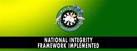 National Integrity Framework Adopted Darts Australia