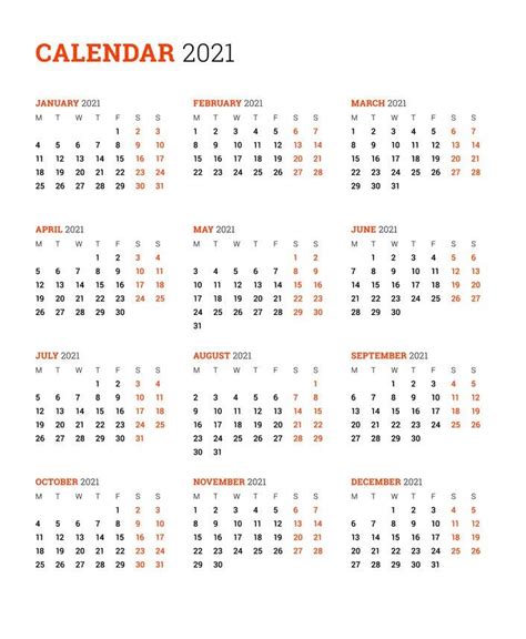 Free Blank Calendar 2021 Printable Free Letter Templates Images
