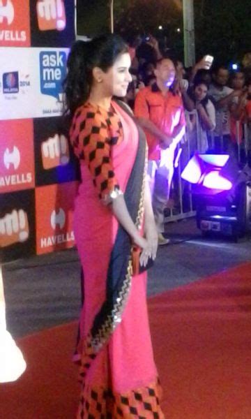 Actress Asin In Pink Saree At Siima Awards 2014 In Malaysia Stylish