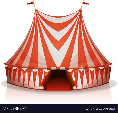Big Top Circus Tent Royalty Free Vector Image Vectorstock