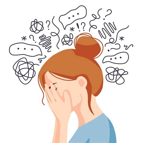Anxiety Depression Stress Headache Dizziness Sad And Anxious
