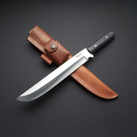 Battle Ready Diato Combat Machete Knife Custom Forged Knives Touch