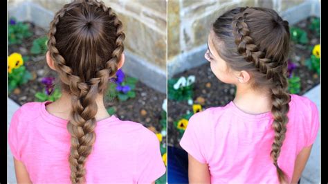 There are countless ways any girl can initiate a big makeover. Dutch Starburst Braid | Cute Girls Hairstyles - YouTube
