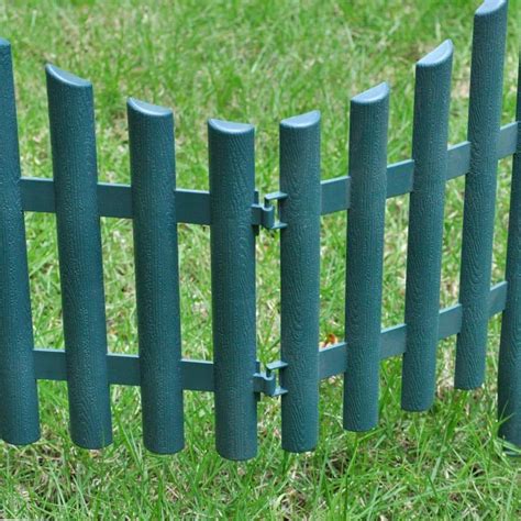 17 Piece Lawn Dividers 10 M Green In 2021 Garden Fence Panels Garden