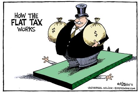 The Flat Tax Visualized Comic
