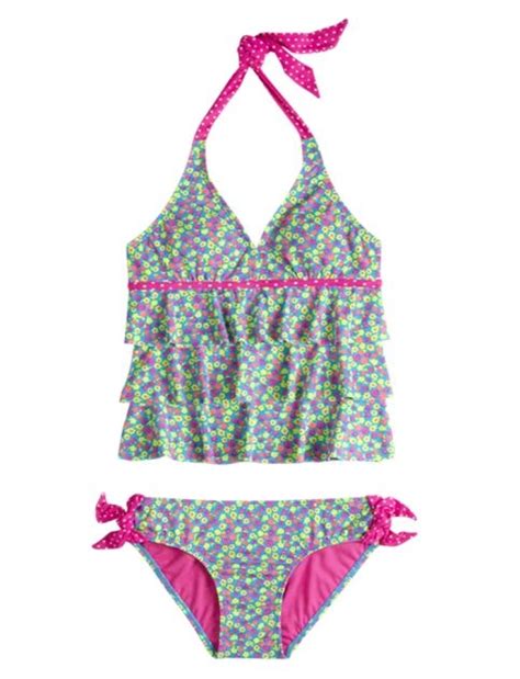 Neon Floral Tankini Swimsuit Girls Tankinis Swimsuits Shop Justice