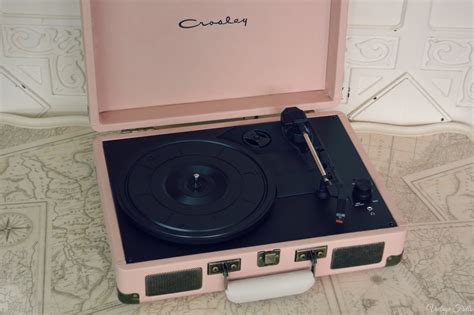 Our Pink Crosley Record Player Vintage Frills