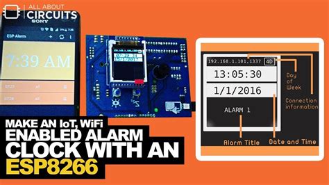 How To Build An Esp Alarm With An Esp8266 And An Arduino Uno Youtube