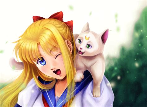 Melisaongmiqin Aino Minako Artemis Sailor Moon Bishoujo Senshi Sailor Moon Highres Girl