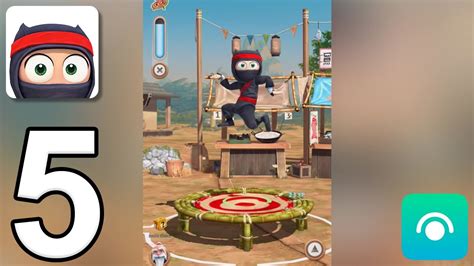 Clumsy Ninja Gameplay Walkthrough Part 5 Level 7 8 Ios Android