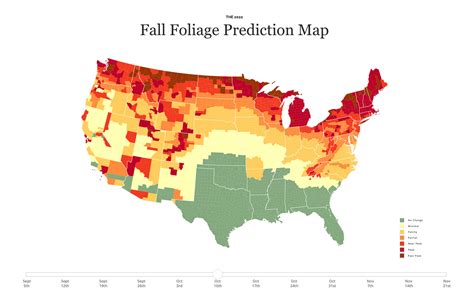 This Fall Foliage Map Predicts When Los Angeles Will Hit Its Colorful Peak
