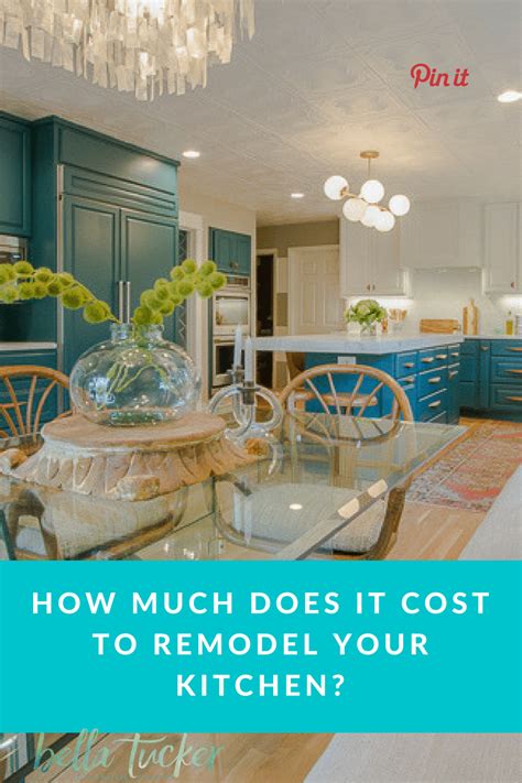 Before you get to the smaller it could cost as little as $5,000 to remodel a small kitchen and as much as $60,000+ to do a large renovation. How-much-does-it-cost-to-remodel-your-kitchen - Bella Tucker