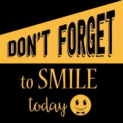 Inspirational Quote Dont Forget To Smile Today Eps Ai Vector Uidownload