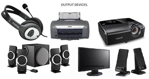 Types Of Computer Output Devices And Their Functions Know Computing