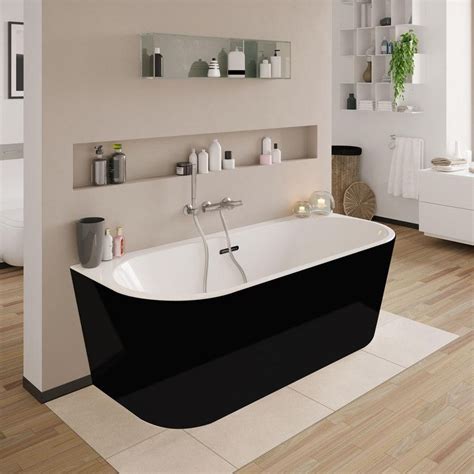 Navegue pelo site da empresa e conheça um pouco mais a companhia, seus departamentos e produtos, além das. Baignoire îlot rectangulaire L.160x l.75 cm blancnoir ...