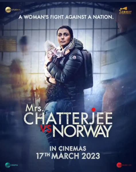 Rani Mukherjees ‘mrs Chatterjee Vs Norway Motion Poster Rbollyblindsngossip