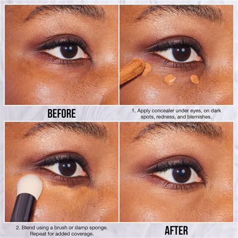 how to apply concealer step by step