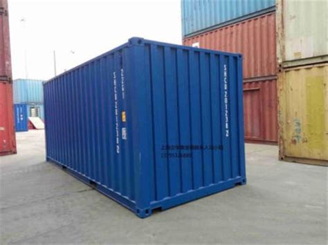 20gp Steel Dry Purchase Used Cargo Containers Blue International