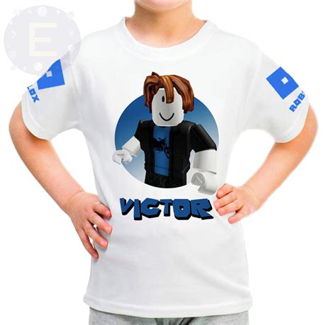 Camiseta Roblox Bacon Hair Personalizada Com Nome Elo7