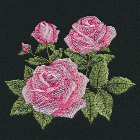 Soft And Sweet Rose Bouquet Design M16911 From Emblibrary Com