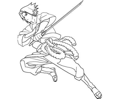 Sasuke Chidori Coloring Pages Coloring Pages