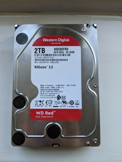 Western Digital Red Nas 2tbinternal5400 Rpm889 Cm 35 Wd20efrx