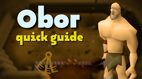 Obor Quick Guide Osrs Youtube