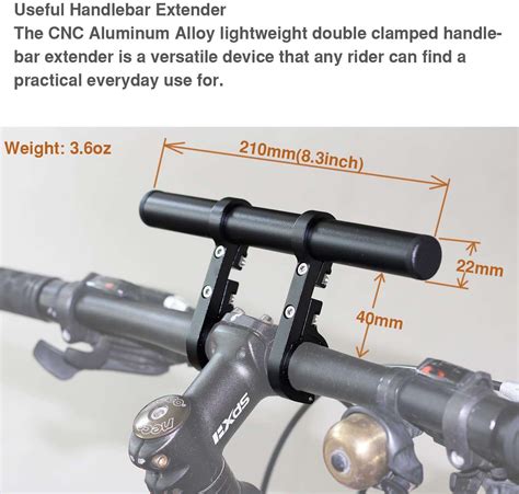 Bike Handlebar Extenderbicycle Handlebar Extension With Aluminum Alloy