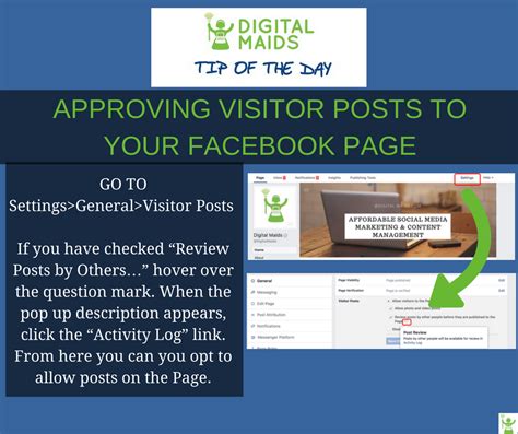 How To Approve Visitor Posts To Your Facebook Business Page