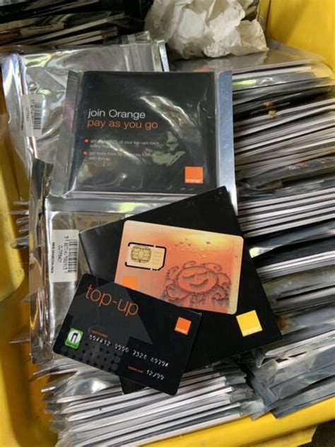 2g Orange Uk Pay As You Go Sim Card Simcard Old Type For Sale Online Ebay
