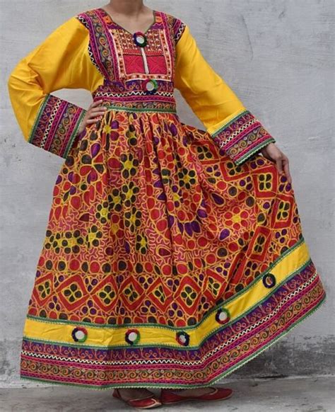 Folk Dress Kuchi Afghan Nomad Tribal Banjara Traditional 70s Old New