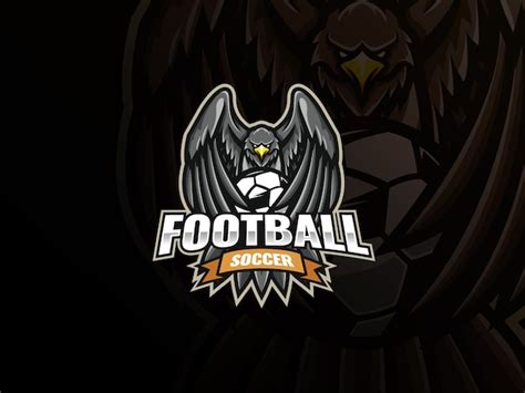Premium Vector Eagle Mascot Character Logo Design