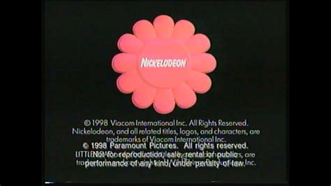 Nelvananick Jrnickelodeon Flowerparamount Pictures 1998 Youtube