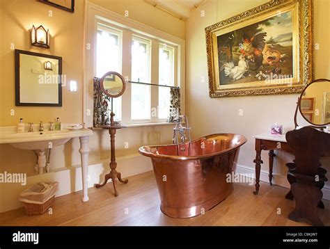 The Bathroom At 13th Century Maunsel House Manor Located In Somerset