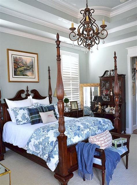 Master bedroom decorating ideas beige blue color. 61 Cozy Bedroom Christmas Decorating Ideas # ...