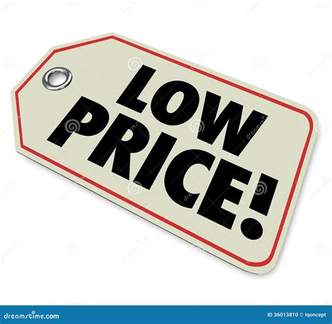 Low Price Tag Sale Clearance Discount Special Deal Stock Illustration