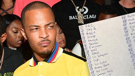Ti Ranks His Top 50 Rappers Of All Time And People Are