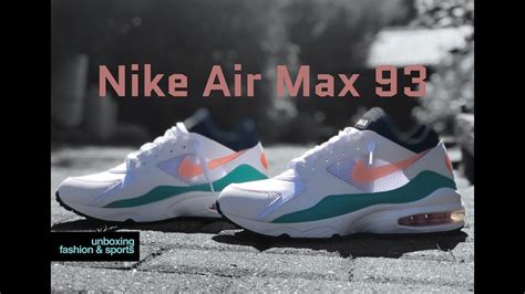 Nike Air Max 93 ‘crimson Bliss Kinetic Green Unboxing And On Feet