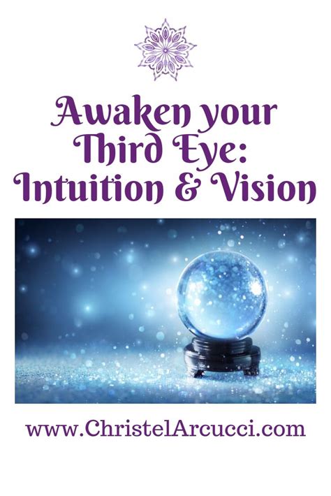 Intuition And Psychic Vision Third Eye Intuition Awakening