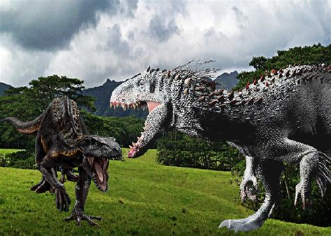 Indoraptor Vs Indominus Rex Indominus Rex Jurassic Park World