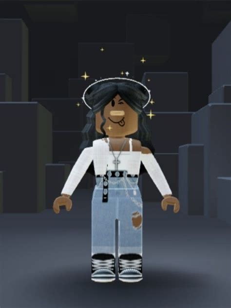 Roblox Outfit In 2020 Cool Avatars Black Girl Cartoon Hoodie Roblox