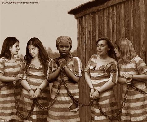 Naked Slave Girl Chain Gang