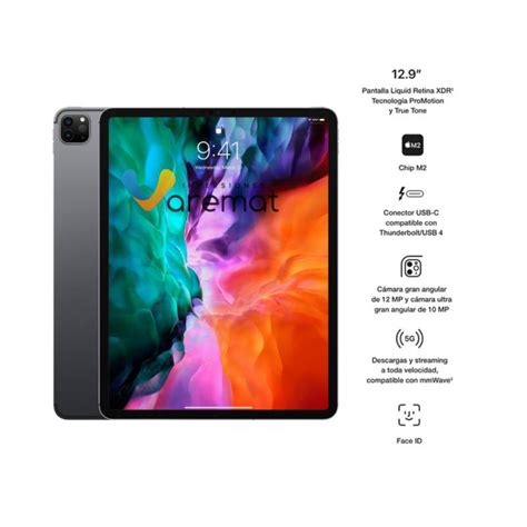 Tablet Ipad Pro 129 256gb Chip M2 Lte Mp603lla Gris Apple